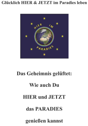 Gluecklich HIER und JETZT im Paradies-Buch-Cover
